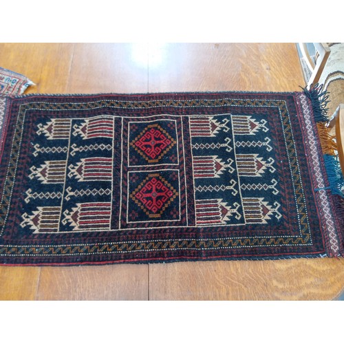 307 - 4 x small ethic rugs largest 147x78cm approx