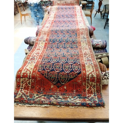 300 - Ethnic runner rug 396x96cm approx