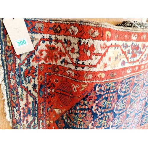 300 - Ethnic runner rug 396x96cm approx