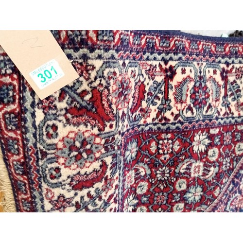 301 - ethnic rug wool 205x128 cm