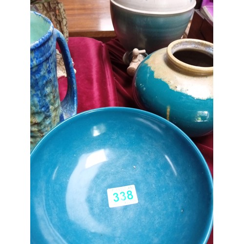 338 - selection of vases and bowls