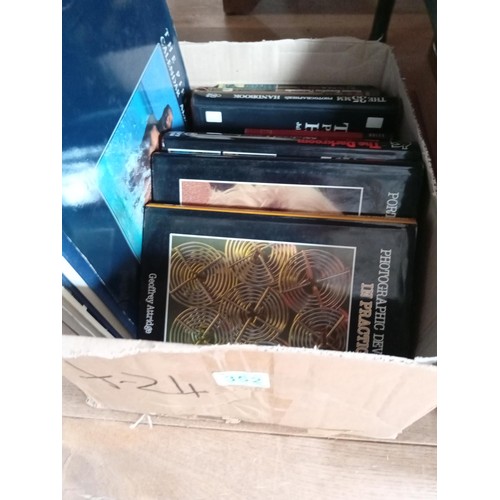 352 - Photography: One box of books on photography, to include;
