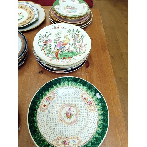 358 - A large selection of antique and vintage plates