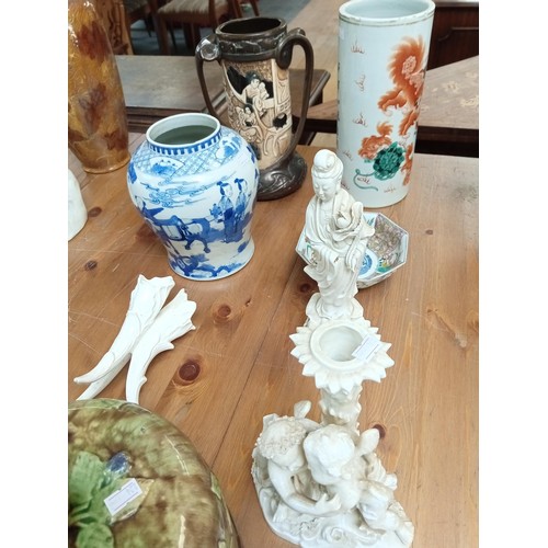 360 - Selection of oriental and other porcelain