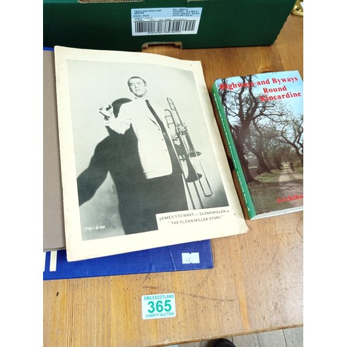 365 - Vintage books and James Stewart as Glenn Miller etc