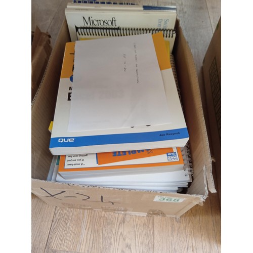 368 - One box of books on computing