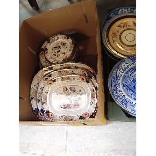 379 - 3 boxes of oriental and china ware