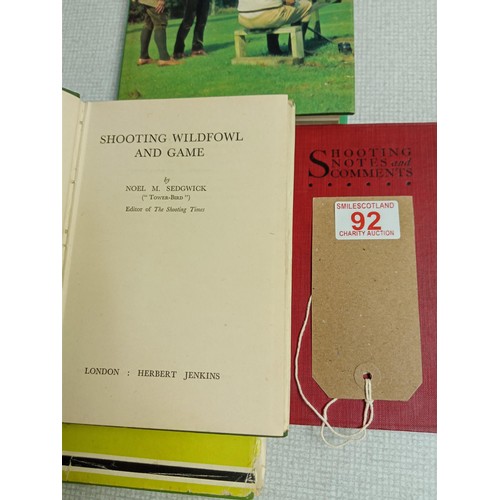 92 - Shooting / Hunting / Fishing Interest: Five volumes, to include;
