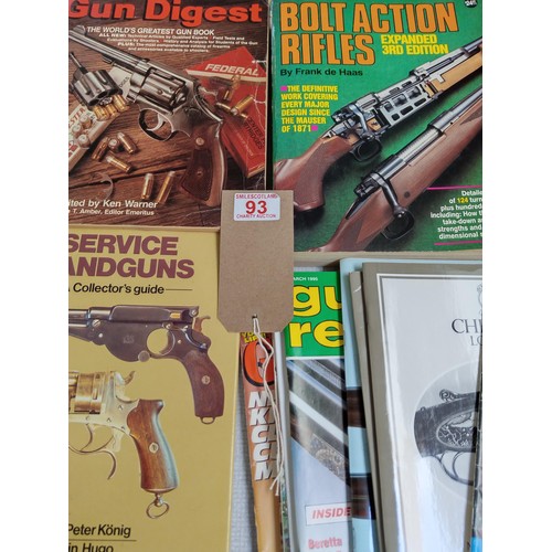 93 - Shooting, Rifles, Guns Ephemera, including;
