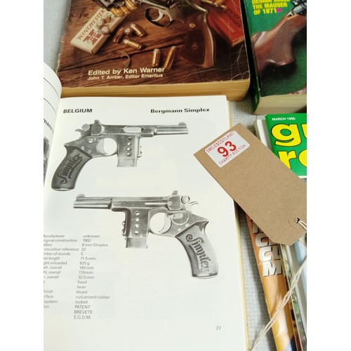 93 - Shooting, Rifles, Guns Ephemera, including;
