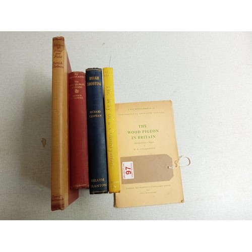 97 - Shooting / Countryside / Poetry Interest: Five volumes, including;
