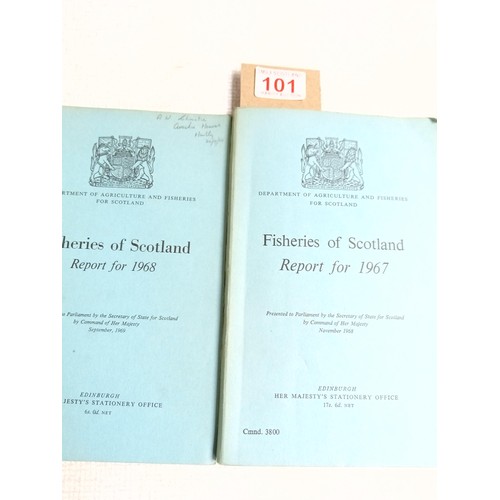 101 - Fishing / Angling / Scottish Interest: Ephemera, to include;
Fisheries of Scotland Report for 1967 (... 