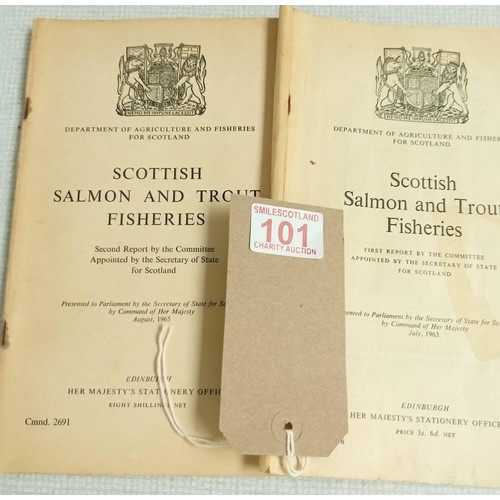 101 - Fishing / Angling / Scottish Interest: Ephemera, to include;
Fisheries of Scotland Report for 1967 (... 