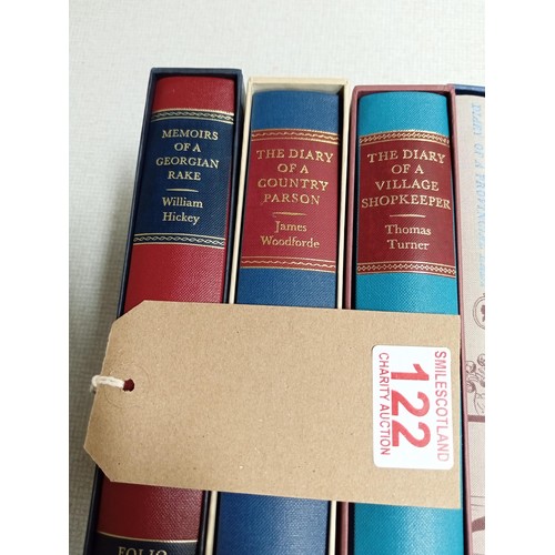 122 - Folio Society: Five volumes;
