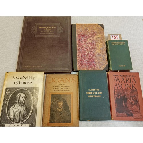 131 - Small collection of books (seven volumes), including; 