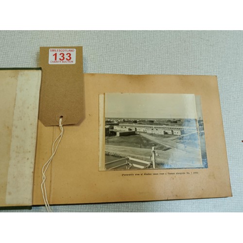 133 - 1920's photograph album of Iranian Life and Oil Field Developments (37 photos including 3 pull-out x... 