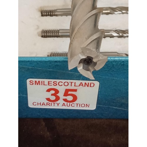 35 - Clarkson milling machine bits