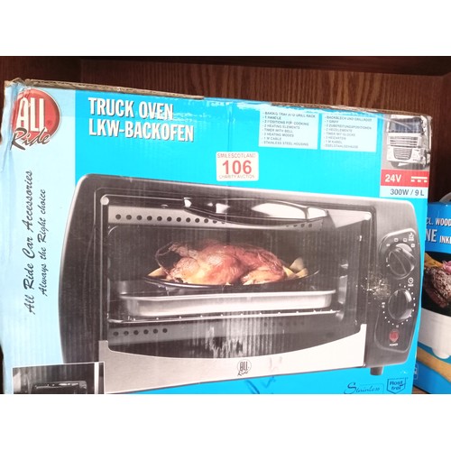 106 - Track oven 24V and 12V frying pan for travelling