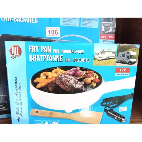 106 - Track oven 24V and 12V frying pan for travelling