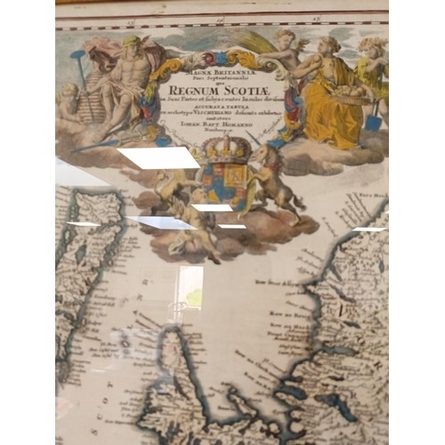 28 - Magna Britannia Regnum Scotia map