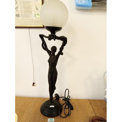 74 - Art deco style lamp