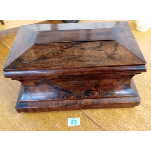 83 - Large tea caddy