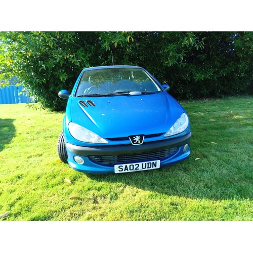 403 - 02 Peugeot 206CC manual motorcar. Metallic blue 69000 miles MOT'd, original condition.
10% premium o... 