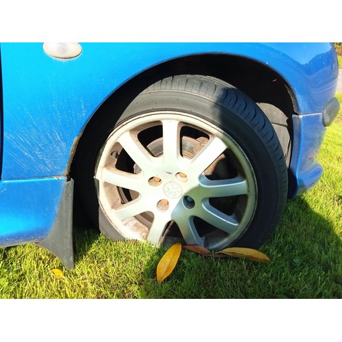 403 - 02 Peugeot 206CC manual motorcar. Metallic blue 69000 miles MOT'd, original condition.
10% premium o... 