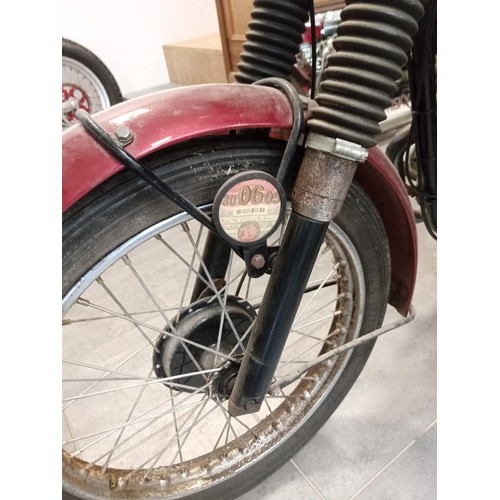 449 - Triumph Tiger Cub 200cc motorcycle / motorbike 1965 was running a few months ago, registered histori... 