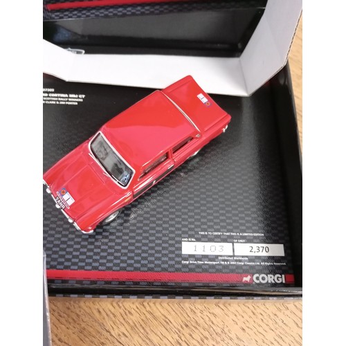 463 - Corgi motorsport Ford Cortina MK1 GT model VA07305 1965 Scottish Raleigh Roger Clark limited edition