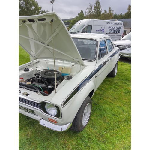 467 - 1970 Ford Escort MK1 replica Mexico manual motorcar. Steel bubble arches and finished in Ford Frozen... 