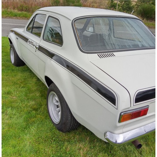 467 - 1970 Ford Escort MK1 replica Mexico manual motorcar. Steel bubble arches and finished in Ford Frozen... 