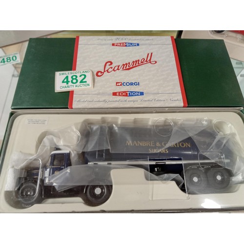 482 - Corgi Scammell Highwayman Tanker - Manbre & Gaton scale 1:50 model CC10702