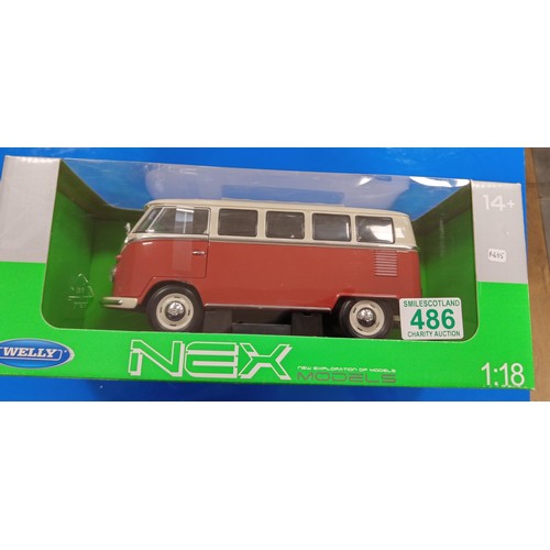 486 - NEX 1963 VW T1 Bus scale 1:18