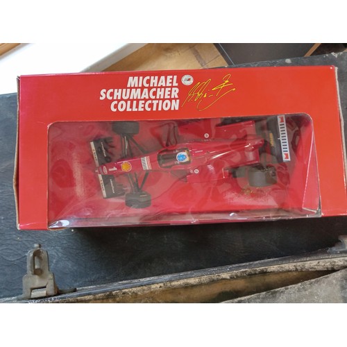 529 - Michael Schumacher collection 1:18 racing car