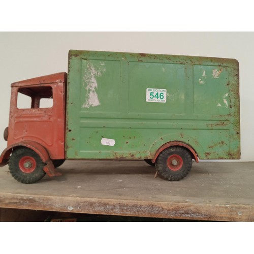 546 - Vintage Triang Tin lorry