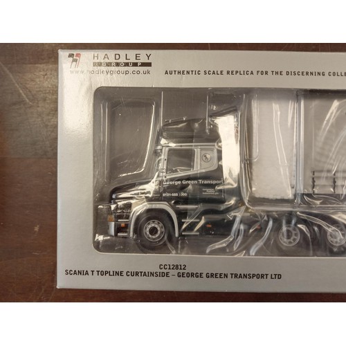 569 - Corgi Limited Edition CC12812 Scania T Topline Curtainside - George Green Transport Ltd