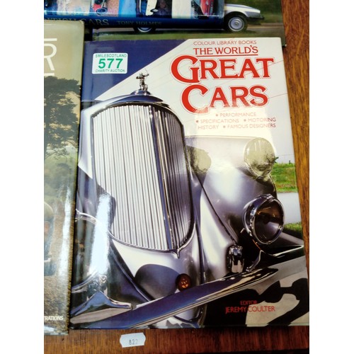 577 - Selection of classic and collector car books