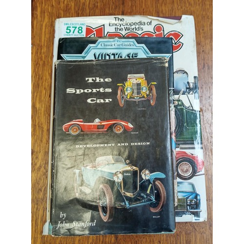 578 - Selection of classic and collector car books