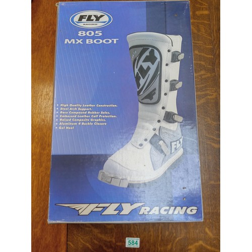 584 - Fly Racing 805 MX Boots NOS size 5