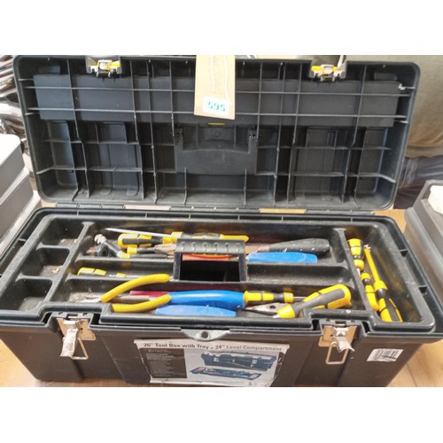 595 - Tool box with tools