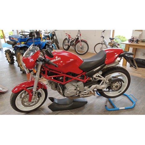 600 - Ducati Monster S2R 803CC motorcycle / motorbike 06 plate 5572 miles with service history 2 keys belt... 