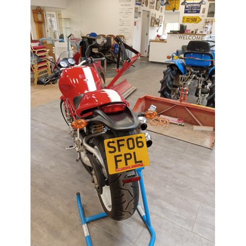 600 - Ducati Monster S2R 803CC motorcycle / motorbike 06 plate 5572 miles with service history 2 keys belt... 