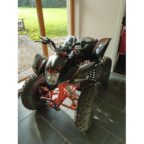 556A - Kayo Raging Bull 125S quad motorcycle / motorbike minimum use.
10% premium on this lot.