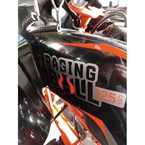 556A - Kayo Raging Bull 125S quad motorcycle / motorbike minimum use.
10% premium on this lot.