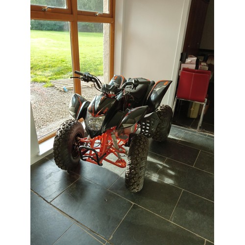 556A - Kayo Raging Bull 125S quad motorcycle / motorbike minimum use.
10% premium on this lot.