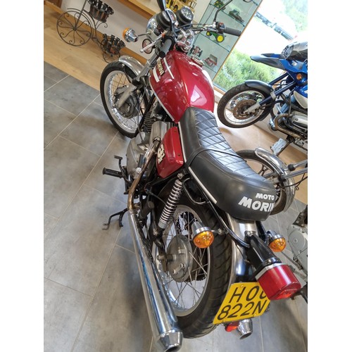 530B - Morini 3 1/2 Strada motorcycle / motorbike, TLS front brake, good condition, stainless steel pipes, ... 