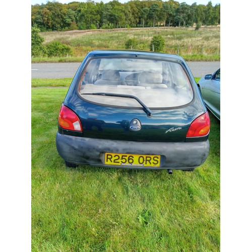 602 - Ford Fiesta Mark 4 manual motorcar metallic green smiley grill, R plate, 24000 genuine miles.
10% pr... 