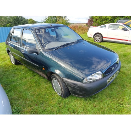 602 - Ford Fiesta Mark 4 manual motorcar metallic green smiley grill, R plate, 24000 genuine miles.
10% pr... 