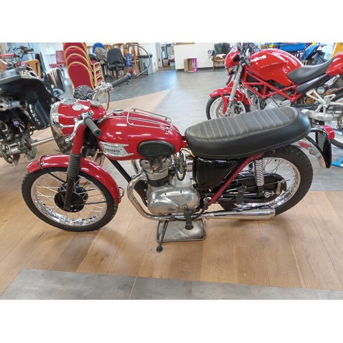 477A - 1960's Triumph 5TA, 500cc motorcycle / motorbike, Boyer Brandsen electronic ignition conversion to d... 